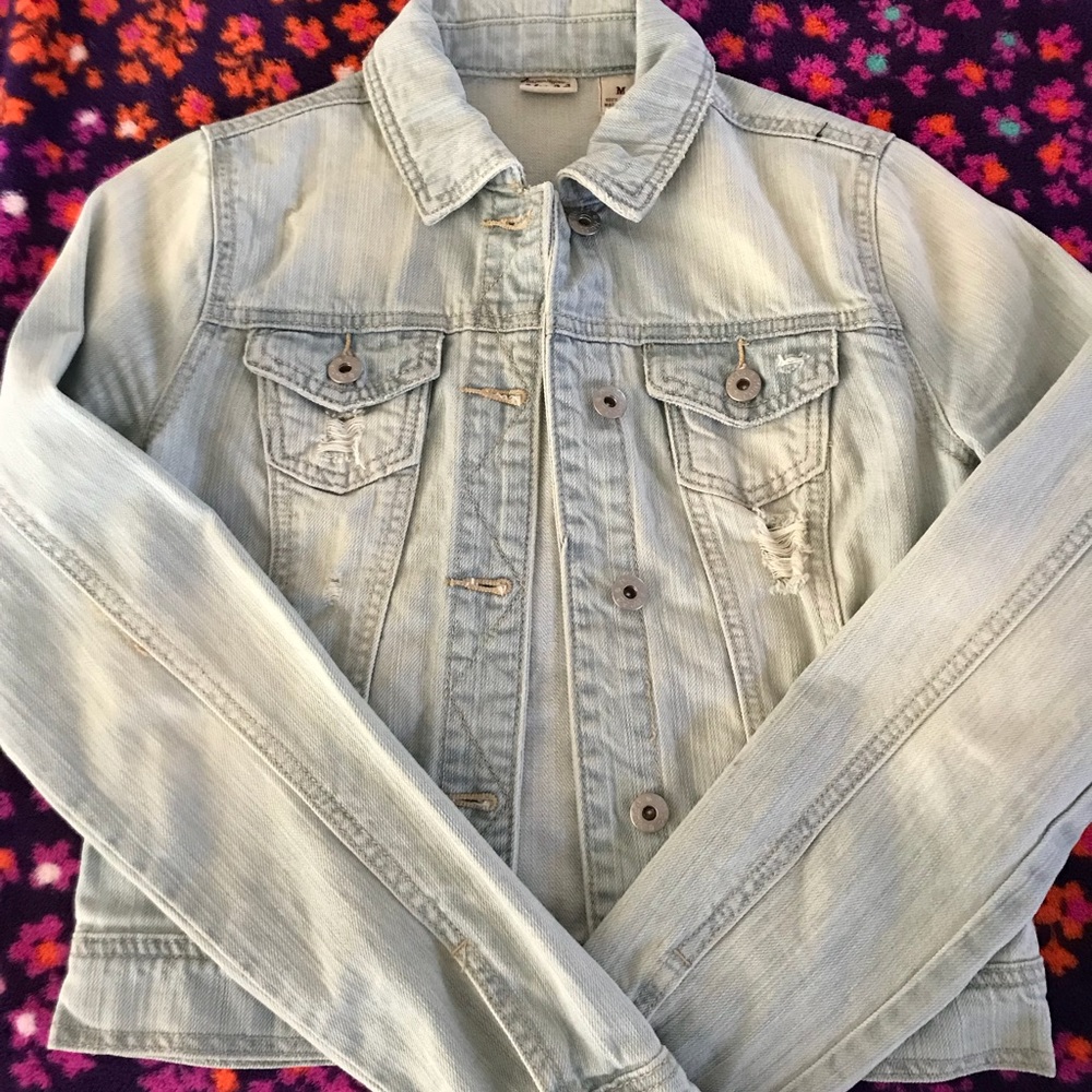 MUDD gently distressed DENIM JACKET tumblr